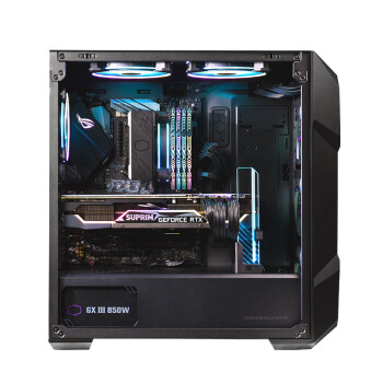 酷冷至尊(CoolerMaster)TD500MESHV2黑 EATX电脑中塔机箱 冲孔前面板/钢玻侧板/双360水冷位/配3ARGB风扇