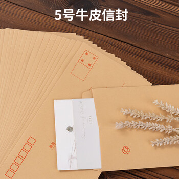 得力(deli)20张5号牛皮纸信封 邮局标准信封220*110mm 3423 得力(deli)20张5号牛皮纸信封 邮局标准信封220*110mm 3423