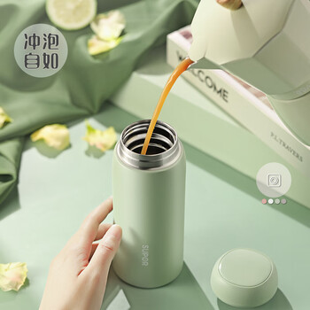 苏泊尔（SUPOR）保温杯316不锈钢男女士商务水杯杯泡茶杯保冷杯礼物