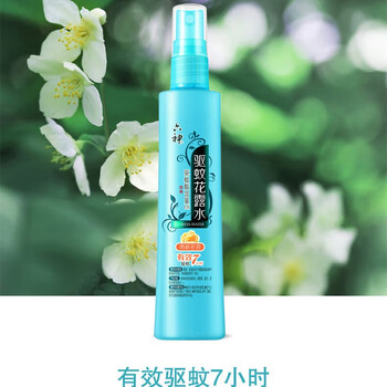 六神 驱蚊花露水 喷雾型(清新花香)180ml 清凉舒爽止痒 新旧包装