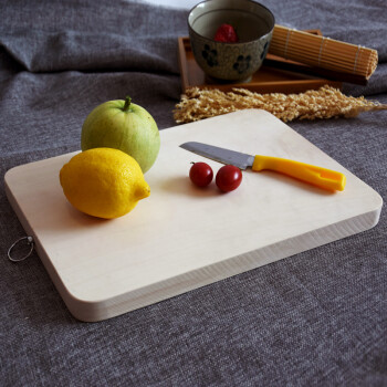 皆用柳木菜板实木整木面板砧板长方形大号厨房刀板案板家用切菜板活动