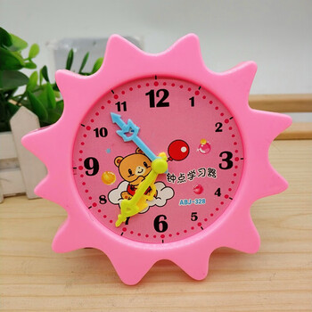 童驰 大号儿童时钟教具小学生认识时间钟点学习器幼儿园教学钟表模型