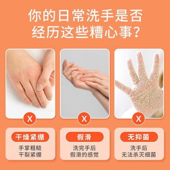 滴露（Dettol）全家通用新升级花香型玻尿酸 泡沫洗手液花香250ml*2