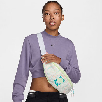 耐克（NIKE）NIKE男女腰包 单肩包斜挎包胸包休闲包FN4248-100白/绿黄均码