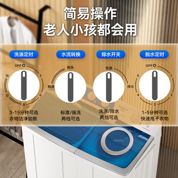 荣事达(Royalstar)洗衣机 10公斤双筒家用双缸半自动双桶洗衣机大容量甩干机 白色 RP10030J 荣事达(Royalstar)洗衣机 10公斤双筒家用双缸半自动双桶洗衣机大容量甩干机 白色 RP10030J