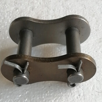 定制链条接头链扣4 5 6分16a 20a 24a 28a 48a单双排全扣半扣 白色