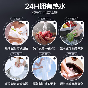史密斯（A.O.SMITH）6升小厨宝 金圭内胆电热水器 2kW速热节能保温 台盆下方安装 上出水 EWH-6B2 储水式