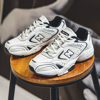 新百伦452透气运动鞋男鞋纽百伦春秋款情侣休闲跑步鞋 nb452白黑款 42