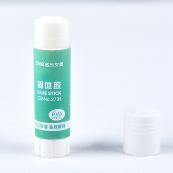 递乐 9g固体胶棒小号学生办公用品儿童手工胶水2731（24只装） 