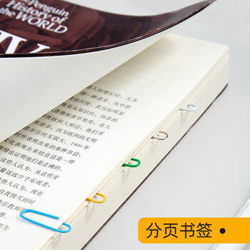 金蝶（kingdee）3#镀镍回形针 金属曲别针 银色回形针200枚/筒29mm大号文件书签 办公用品