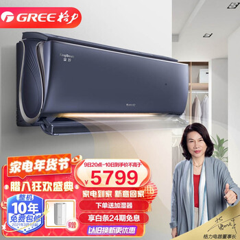 格力（GREE）大1匹 京淳 高效除甲醛 空调空气净化器一体机 壁挂式卧室空调挂机KFR-26GW/NhCf1BGj以旧换新