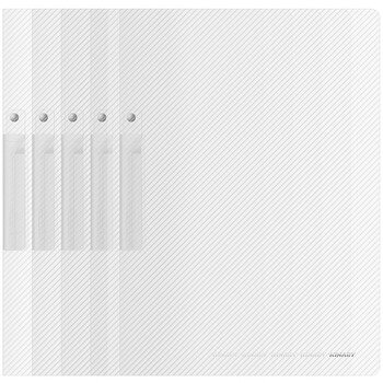 金得利5只A4拉口报告夹旋转拉杆夹抽杆夹加厚透明镜面斜纹文件夹资料夹会议夹学生试卷收纳整理夹子TD103