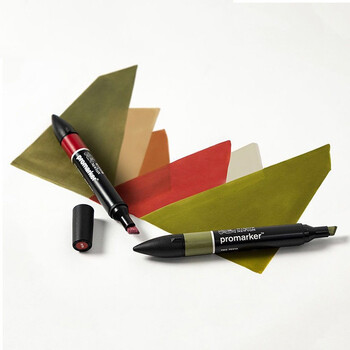 温莎牛顿【弗洛伊德同品牌】双头马克笔专业绘图马克笔建筑套24色水彩笔 温莎牛顿【弗洛伊德同品牌】双头马克笔专业绘图马克笔建筑套24色水彩笔