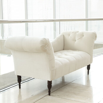 美式布艺小户型双人沙发北欧简约休闲卧室阳台美人榻躺椅贵妃椅可定制