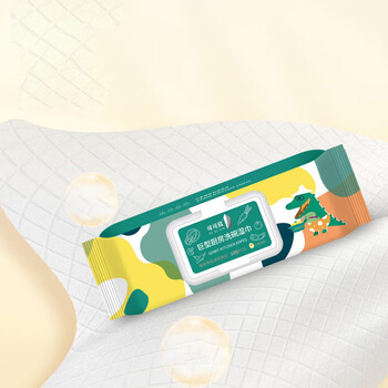 可可欣（KEKEXIN）巨型厨房洗碗湿巾 厨房用纸 卫生清洁去油污湿纸巾 100抽*5包