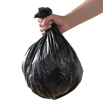 京东京造 平口垃圾袋45*50cm*60只超厚15μ1.5丝三色分类厨房家用加厚中号