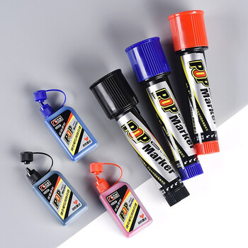 金万年唛克笔黄色 POP专用补充液海报笔广告笔墨水1瓶装G-0307-006 金万年唛克笔黄色 POP专用补充液海报笔广告笔墨水1瓶装G-0307-006