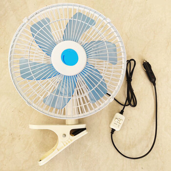 迪彦车载风扇24伏大货车专用摇头电风扇12v汽车大风力11寸摇头11寸强