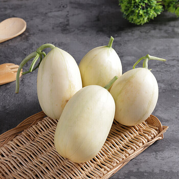 新鲜东方蜜一号甜瓜令时水果白皮蜜瓜香甜多汁脆香瓜整箱5斤装