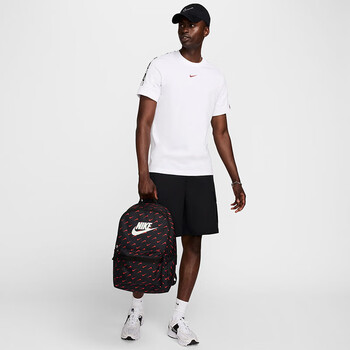 耐克NIKE男女双肩包背包 电脑包旅行包书包 HF6995-010黑/山峰白均码