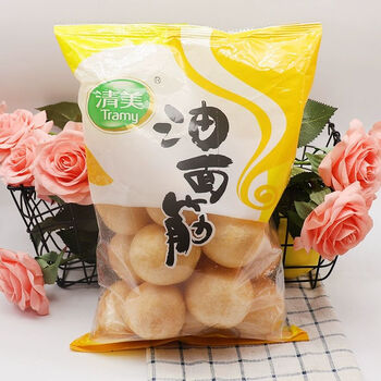 xywlkj清美油面筋75g*5袋商用家用 正宗无锡特产清水素油面筋素面筋塞