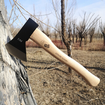 锻打手斧头野营斧装备户外斧头刀消防斧木斧子户外小斧劈柴伐木斧德式