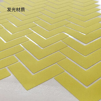 信发5s定位贴 L型100个装 四角直角定位标签定位胶带 定置线警示条桌 磨砂黄色
