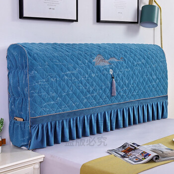 床头罩 实木床 床头罩套 床头柜盖布床头套罩加厚夹棉加厚床头罩全包