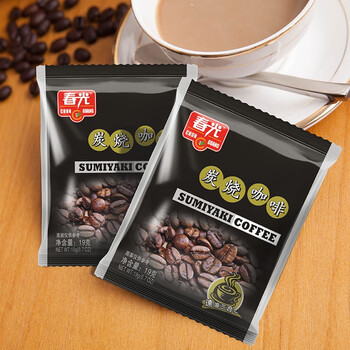 春光海南特产 炭烧咖啡570g 速溶咖啡粉 冲调饮品 独立小包装 春光海南特产 炭烧咖啡570g 速溶咖啡粉 冲调饮品 独立小包装