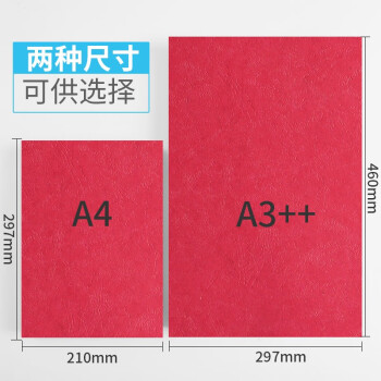 天章(TANGO)A4封面纸 双面凹凸皮纹纸 压纹纸 云彩纸 封皮纸 彩色卡纸标书封面硬厚手工卡纸 大红色210g100张