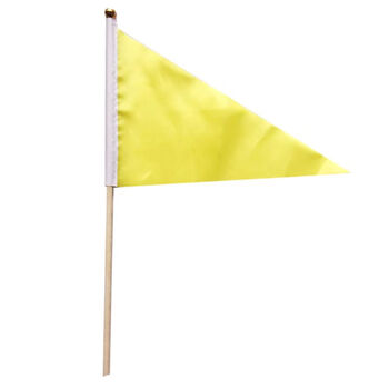 杞沐 三角指挥旗30*45三角小彩旗小红旗交通指挥手挥旗手摇旗舞蹈旗