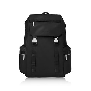 90分休闲运动双肩包 复古大容量旅行健身轻量化男女背包 黑色