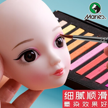 马利(Marie's)48色粉画笔彩色粉笔软性粉画棒黑板报粉笔儿童墙绘涂鸦粉笔套装F-2048 马利(Marie's)48色粉画笔彩色粉笔软性粉画棒黑板报粉笔儿童墙绘涂鸦粉笔套装F-2048