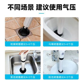 虎行家居马桶疏通器管道疏通器通马桶神器下水道疏通器厕所疏通工具一炮通