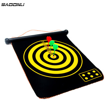 新动力飞镖盘17寸软性双面磁性套装儿童玩具比赛团建娱乐+6支飞镖XD0116