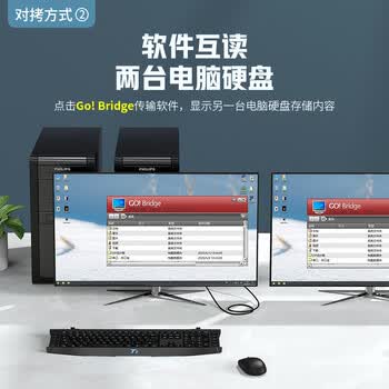 优越者对拷线 USB3.0公对公笔记本台式电脑通用数据互传多功能连接线鼠标键盘共享双USB口延长线2米U208A 优越者对拷线 USB3.0公对公笔记本台式电脑通用数据互传多功能连接线鼠标键盘共享双USB口延长线2米U208A
