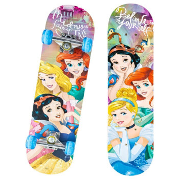 迪士尼（Disney） 儿童滑板四轮双翘板 青少年刷街代步入门初学者滑板车白雪公主