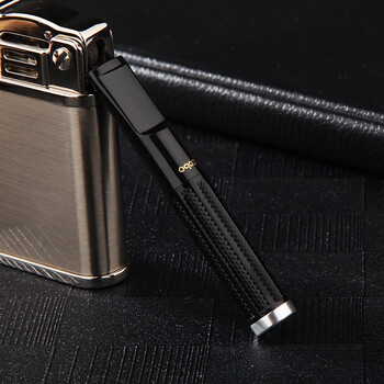 男士烟嘴可清洗循环型微孔过滤净烟器粗中细烟专用吸烟具黑色