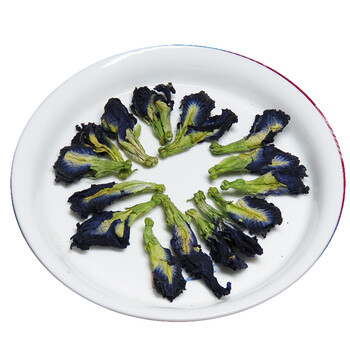 500g蝶豆花蓝蝴蝶花茶食用奶茶店专用蓝色妖姬染糯米饭的植物干