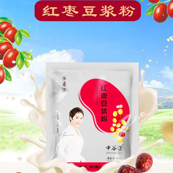 中谷道全素清红枣豆浆粉500g【图片 价格 品牌 报价】-京东