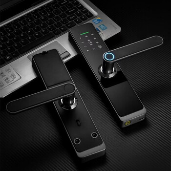 英典 智能锁指纹锁(木门室内门特用) 黑色