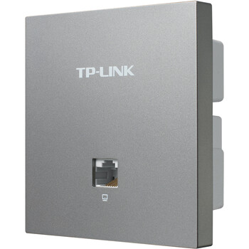 普联（TP-LINK）AX3000双频千兆面板AP全屋wifi6无线mesh组网PoE供电AC管理TL-XAP3002GI-PoE深空银薄款易展版