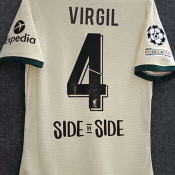 维杰力(顶配)2122利物浦客场球员版球衣 萨拉赫范迪克阿诺德球衣polo