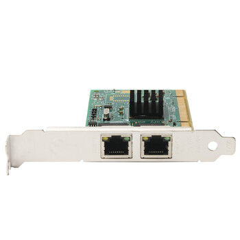 魔羯（MOGE）PCI千兆网卡双口Intel82546芯片有线网卡台式机内置卡PCI服务器2口网卡 MC1810