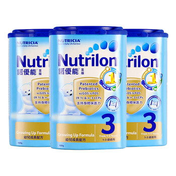 诺优能 Nutrilon 金版原装进口婴幼儿配方成长牛奶粉台版诺贝能牛栏3段900g 3罐 图片价格品牌报价 京东