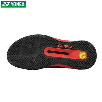 YONEX尤尼克斯羽毛球鞋yy男女款网羽鞋动力垫缓震SHTE3MAC红色 44.5