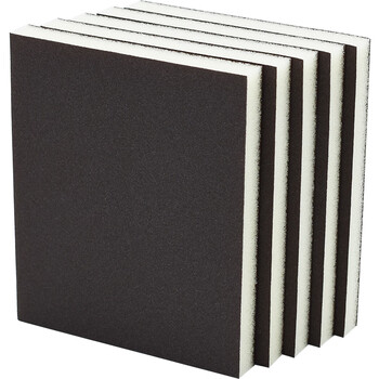 卡夫威尔金刚砂海绵擦打磨抛光除锈厨房清洁洗锅底百洁布180目 YS2875