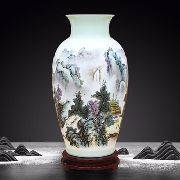 花瓶 彩釉 陶磁 瓷器  青釉 時代 青花瓷- 陶瓷- Feng Chun Ma