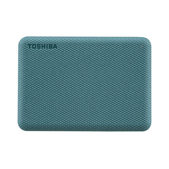 东芝（TOSHIBA）1TB 移动硬盘机械 V10系列 USB 3.2 Gen 1 2.5英寸 黛绿 兼容Mac 高速传输 密码保护 轻松备份