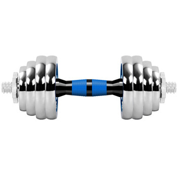 诚悦电镀哑铃杠铃30公斤男女士运动健身器材可调节拆卸组合套装CY-069